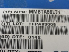 228919 New-No Box; Onsemi MMBTA56LT1 Lot-2600 Driver Transistors; 500mA; 80V
