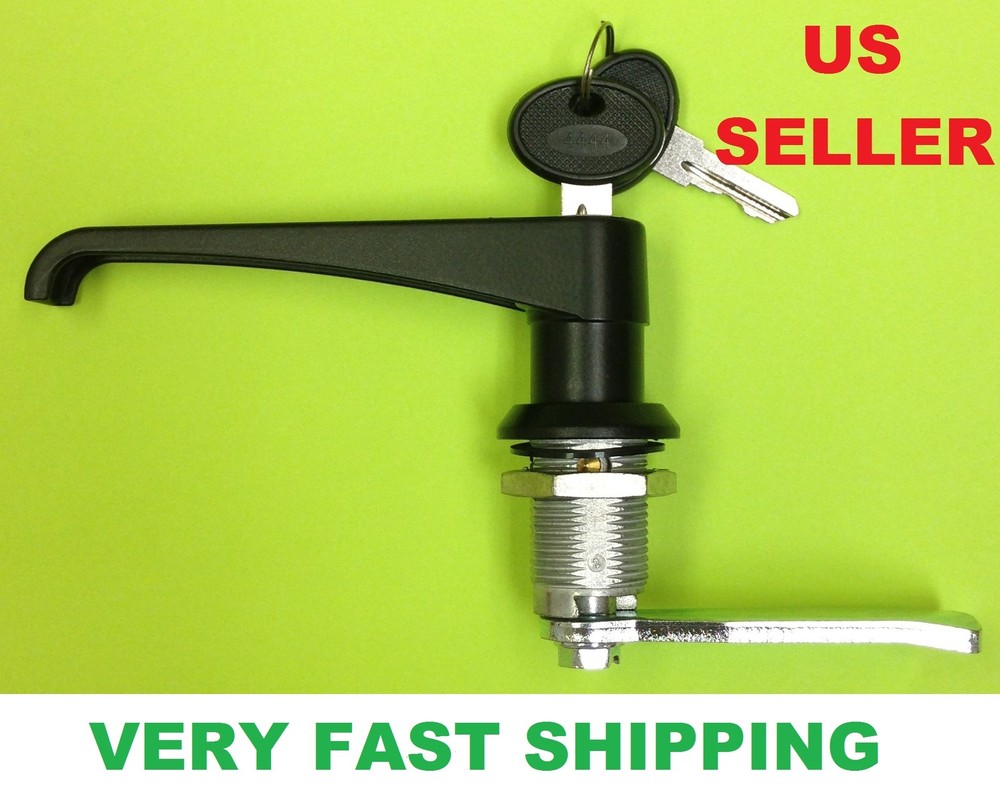 L Handle Cam Lock (Black Coated). 30 mm shaft.. Part # 064.111.20.1.2.01.70