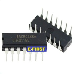 50pcs CD4011 DIP-14 Quad 2 Input and Negative Gate CD4011BE DIP