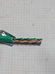 Hubbell Premise Wiring C6ASPDSGN 23/4P NEXTSPEED Cat6A UTP 10G Plenum Green/50ft