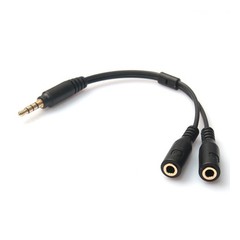 3 .5mm Headphones Cable Extension Audio Splitter for Home Accessories