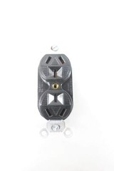 HUBBELL 7051-G, Receptacle 2P 3W 15A 125V-AC, 1 pc