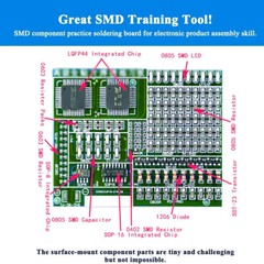 SMD/SMT Components Soldering Practice Board Electronic Project kits DIY Solderin