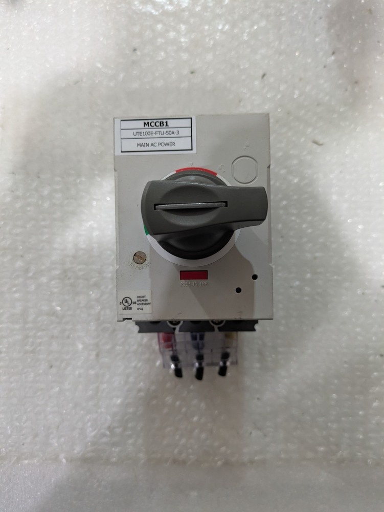 LS Electric UTE100E 50A 3 Pole Susol MCCB Circuit Breaker Rotary Handle Operator
