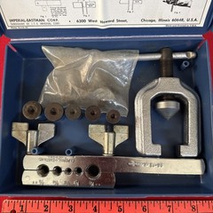 Imperial Eastman Tubing Tool Kit #93FB Made in USA Radio Tubes TV Tube 93-FB