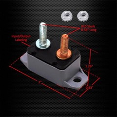 Disyuntor de reinicio automático de 12V CC a 24V con perno prisionero automoción