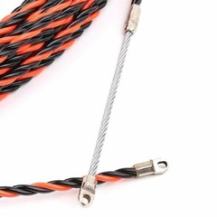 5m Draw Tape Fiberglass Electrical Fish Cable Wire Wheel Puller Pulling