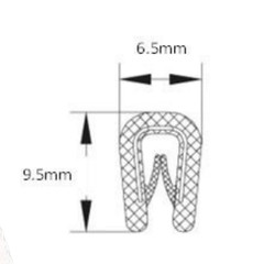 Quality Flexible Grommet Strip For Panel Electrical Protection Edging