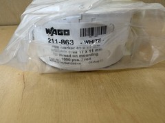 WAGO 211-863 Conductor Markers / 10 x 17 mm; white – Thread Mount, Smart Print