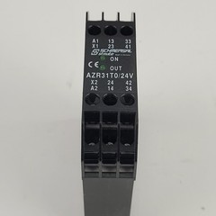 Schmersal AZR31T0 Safety Controller,24VDC/AC,400V Max,0-1000Hz,3 Safety Contacts