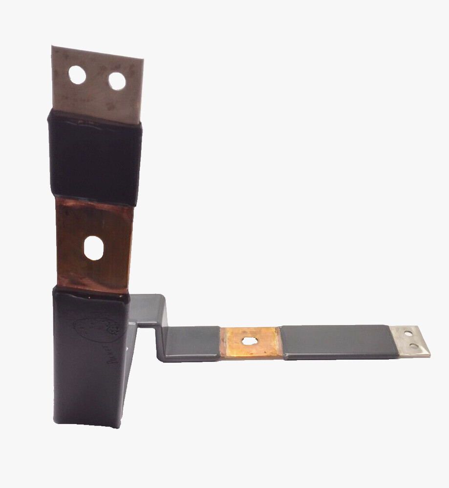 Powel 41418HBDF10719 Bus Bar 90 Vert/Horiz Elbow 0.25 X 4 Insulator Pockets