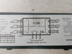 C-100 System Manager Differential Temperature 3A 115V AC Solar Hot Water 1P-2F