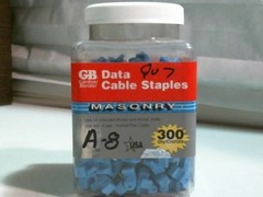 Gardener Bender PTA-250 Data Cable Staple Masonry, 300ct. FREE SHIPPING