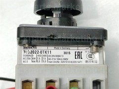 Siemens 3LD2022-0TK11 3LD20220TK11 Main Switch Expedited Shipping
