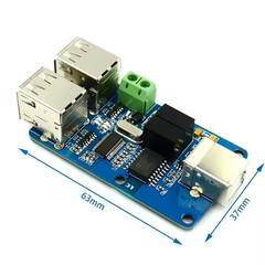 USB Isolator 1500V Isolator ADUM3160 Module Coupling Protection Board USB to USB