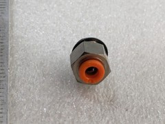 SMC 5/32 Tube x 1/8 NPT Hex Socket Male Connector Push-In Pneumatic LOT OF 15