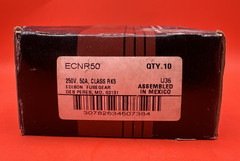 NEW – ECNR50 Edison 50A 250V RK5 Time-Delay Fuse – Lot of 10