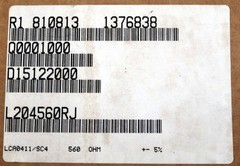 DRALORIC 1000x Metal Film Resistors 560Ω G53 SC4 560 Ohm Tolerance 5%