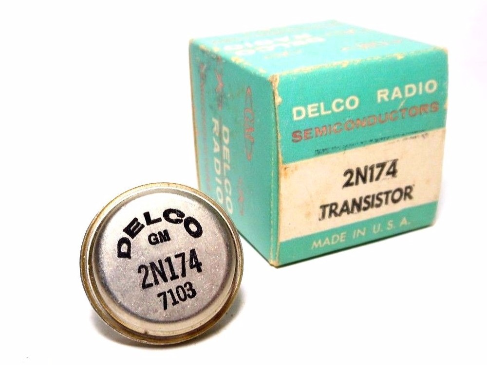 2N174 Germanium NTE105 PNP Delco 15A 55W NOS Audio Power Amp Transistor