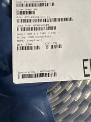 Lot Mouser Electronics CONN USB 3.1 TYPE C RECEPTACLE 10G TOP Mount E8124-015-01