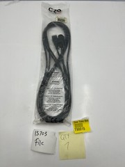 QTY 7 Cables to Go 15ft 18 AWG Computer Power Cable 20941