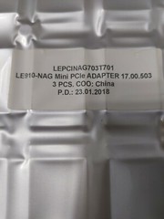 Lot of 3 units Telit le910-nag mini PCle adapter LE910NAG703T701