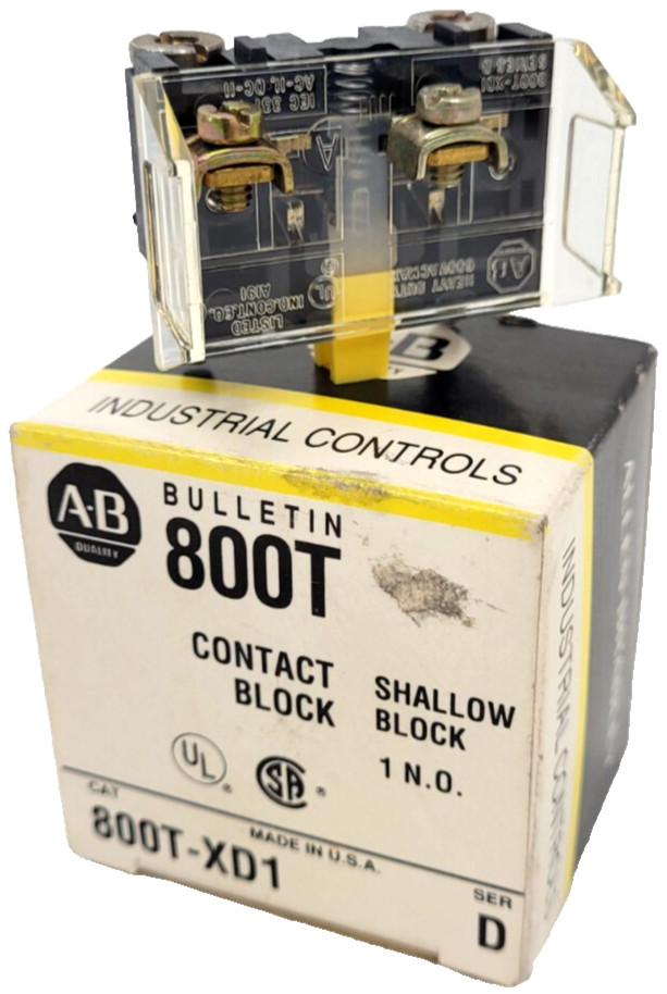 800T-XD1 Allen-Bradley Contact Block Series D – Next Day Option – New