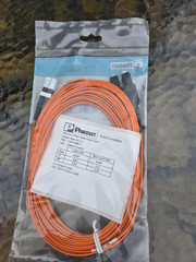 PANDUIT F5E3-10M7Y (NEW} SC to LC Multimode Duplex Patch Cord Length: 7 Meters