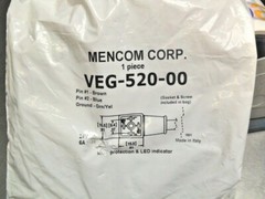 MENCOM CORP. VEG-520-00 CORD/PLUG new factory sealed bag