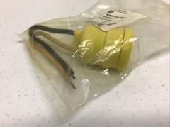 NEW, WOODHEAD 600 WATERTITE PIGTAIL SOCKET 15A 600V 300W 4½” LEADS, FREE SHIP