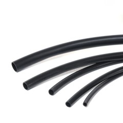 PTFE Tube 600V High Temperature Resistant Connection Conduit 1×2-9x11mm Black