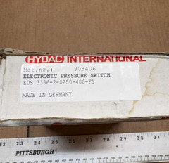 WIKA Pressure Transmitter 0-5000 PSI 4-20mA 10-30VDC S#26089SL w/ Hydac Box