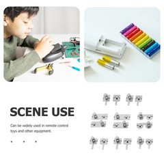 1 Set Battery Contact Batteries Metal Spring Battery Spring Contact Plate for