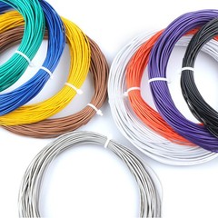 UL1007 30AWG-16 AWG Gauge Stranded Hook Up Wire Eco-Friendly Cable 12 Color 300V