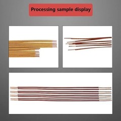 Enameled Wire Scraping Machine Peeling Paint Copper Aluminum Coil Grinding