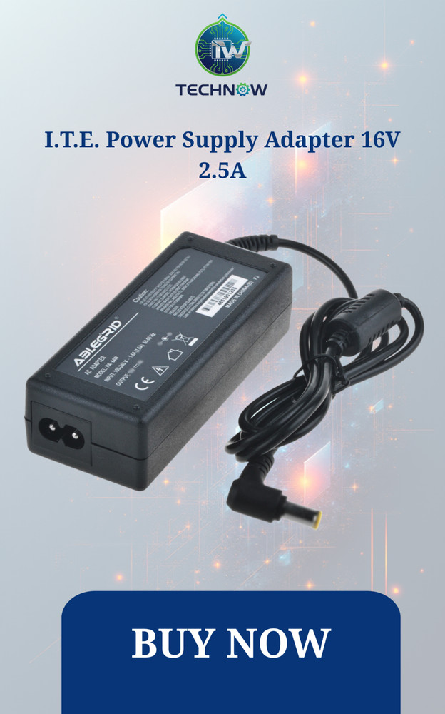 I.T.E. NU40-2160250-13 NU40216025013 Power Supply Adapter 16V 2.5A