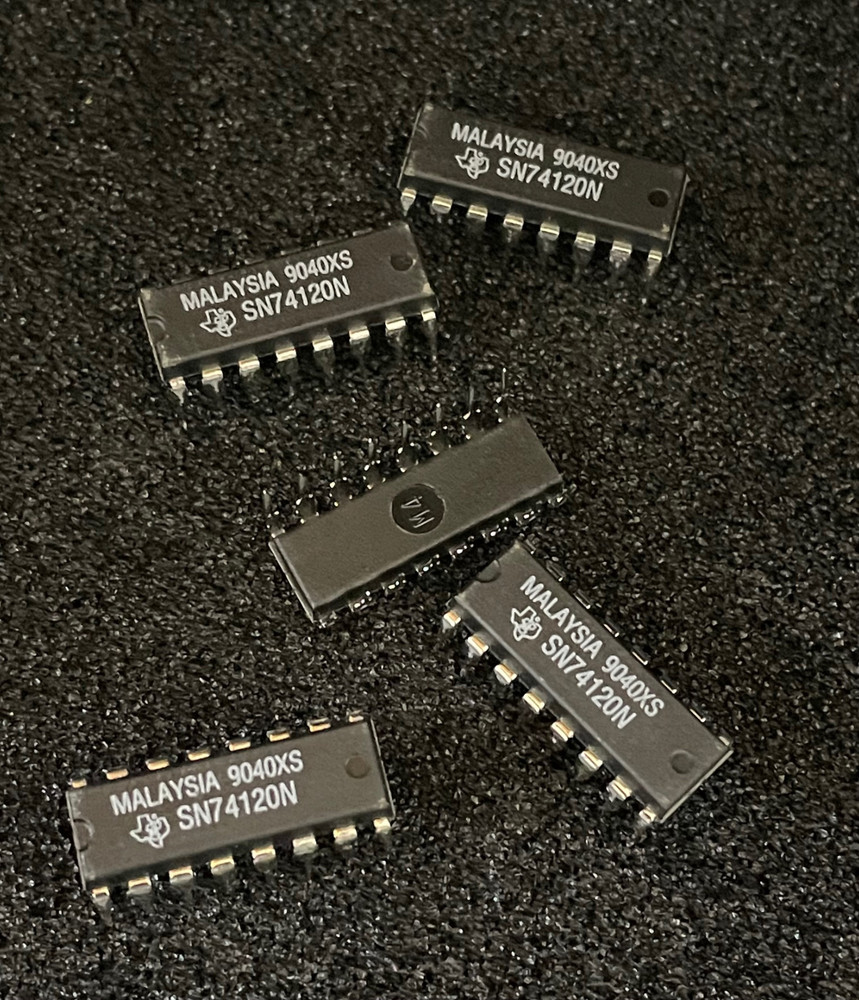 5pc T.I. SN74120N Integrated Circuit Plastic Package **NOS