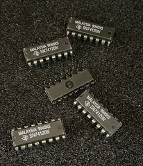 5pc T.I. SN74120N Integrated Circuit Plastic Package **NOS