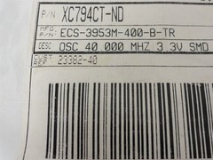 229385 New-No Box; ECS ECS-3953M-400-B-TR Lot-8 SMD Clock Oscillators; 40 MHz