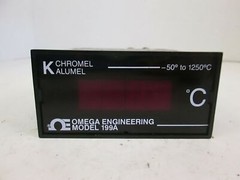 OMEGA Digital Readout Meter Model 199A, 199A-KC-XX, Used
