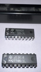 National Semiconductor MM2114N-3L integrated circuit 4K static RAM New Lot of 2