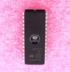 ST Microelectronics M27C512-15F1 UV EPROM – Lot of 10