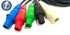 CAM LOCK #4 Entertainment / Generator / Power Cable / Panel Tails 5′ FFFFF