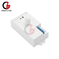 DC12-24V AC110-240V 5.8GHz Microwave Radar Sensor Body Motion HF Detector Switch