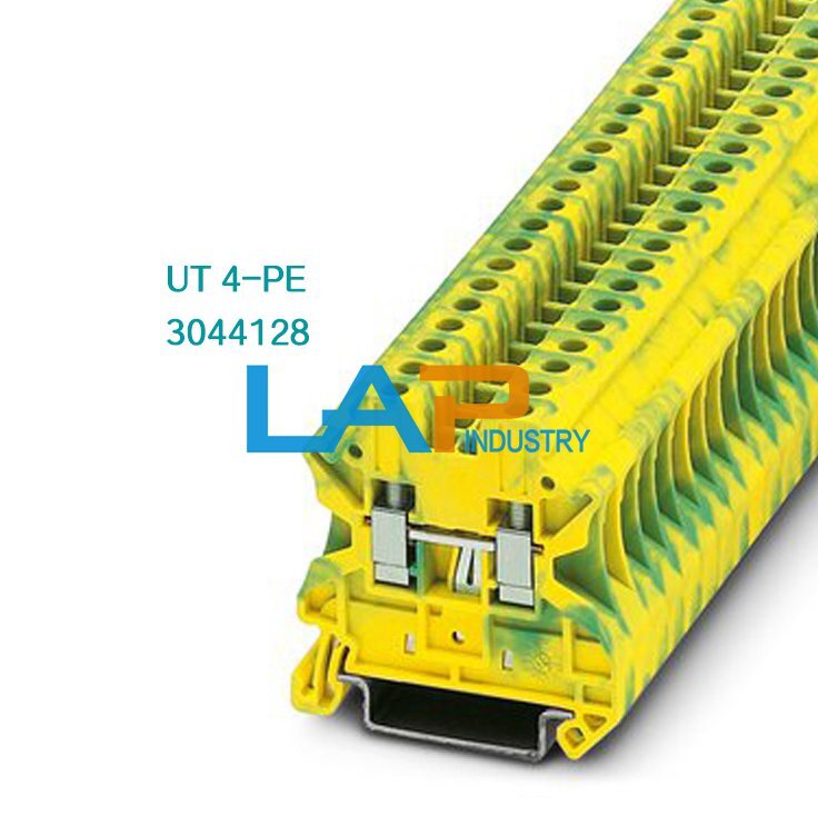 10PCS NEW FOR Phoenix Green-yellow Ground Terminal UT 4-PE 3044128