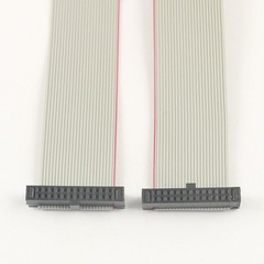 1Pcs 1.27mm Pitch 24 Pin 24 Wire Extension IDC Flat Ribbon Cable Length 20CM