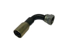 NOS Weatherhead 1/2” Hose ID x 24mm Tube OD 90° Hose Crimp Fitting 08U-66E
