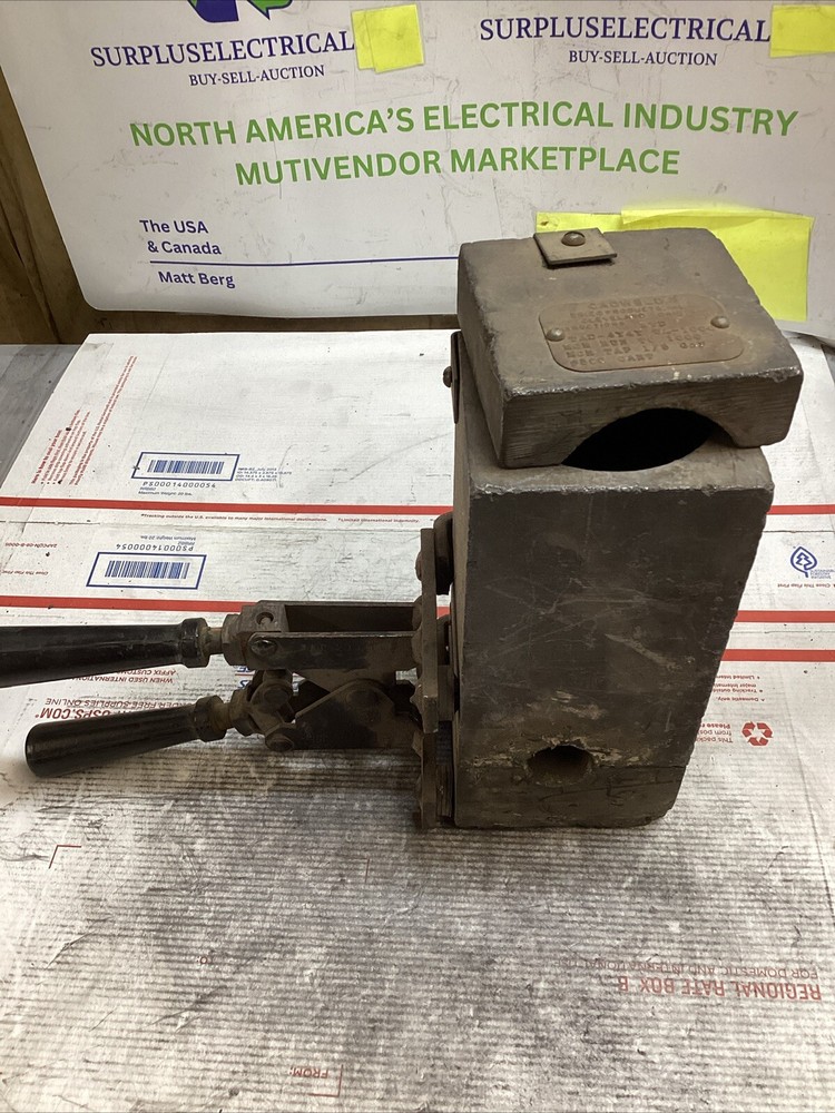 ERICO CADWELL STD TAD-4Y4Y MOLD TA-1000 MCM RUN TAP 1/8 GAP #500 CART ED4U 3295
