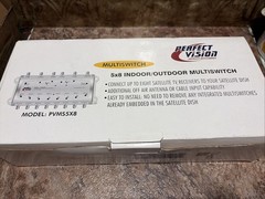 PVMS5X8 – PERFECT VISION – 5 INPUT 8 OUTPUT MULTISWITCH INDOOR/OUTDOOR SWITCH