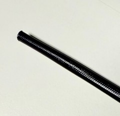 US Stock SUFLEX Black #7 Braided Cable Sleeving Fiberglass Sheathing Wire Loom